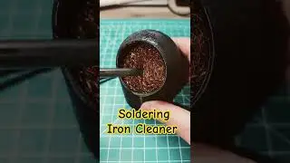 3D Printed Soldering Iron Cleaner