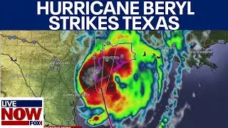 Hurricane Beryl makes landfall in Texas with life-threatening storm surge | LiveNOW from FOX