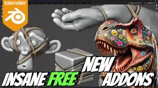 Top 10 New Free Blender Addons For 2025