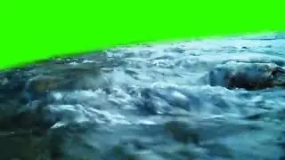 Green screen effect chroma key Kinemaster Water flowing in form of River