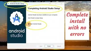 Download and Install latest version of Android Studio on windows 11, Update android studio
