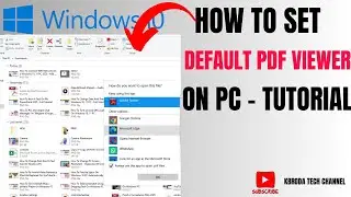 How To Change Default PDF Viewer On Windows PC