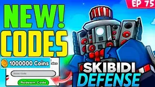 ⚠️EP 75 ✨2X⚠️SKIBIDI TOWER DEFENSE ROBLOX CODES 2024 - SKIBIDI TOWER CODES. skibidi tower. skibidi