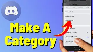 How To Make A Category On Discord Mobile