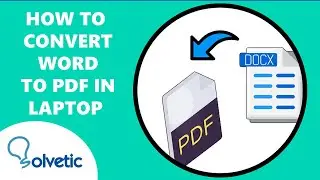 How to Convert Word to PDF in Laptop