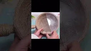 Recycling Pan/ Diy Jute Home Decor Out Of Pan