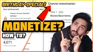 HOW TO APPLY FOR YOUTUBE MONETIZATION (2023) | Channel's Birthday Special | THE NOOB