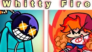 Friday Night Funkin VS Fire Whitty Full Week (FNF Mod Hard) (Whitty Fire Fight)