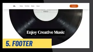 Design A Modern Responsive Musician Portfolio Website Using HTML, CSS & JS (Part 5)