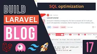 Eager Loading (performance optimization)  | Build Blog with Laravel, Livewire & Filament #17