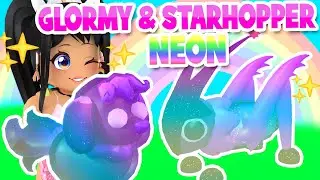 Making *NEON* STARHOPPER & GLORMY HOUNDS in Adopt Me! (roblox)