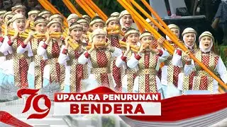 Keren! 50 Penari Tradisional Persembahkan Tarian Lulo Alu Asal Sulteng | Upacara Penurunan Bendera