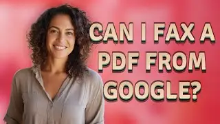 Can I fax a PDF from Google?