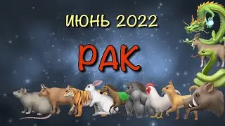 ♋️ РАК июнь 2022 🐀 🐂 🐅 🐇 🐉 🐍 🐎 🐐 🙊 🐓 🐕 🐖 🐗 🐈‍⬛. Таро прогноз по восточному гороскопу июнь 2022