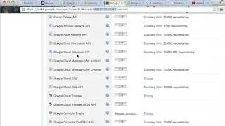 Creating a New Google Project that uses GCM for Android
