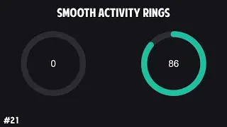 Smooth Activity Rings | HTML, CSS and JS Tutorial