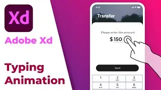 How to Create Typing Field Animation in Adobe Xd | Using Auto Animate