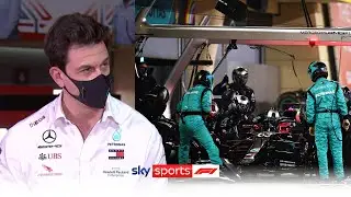 Toto Wolff reveals what caused Mercedes pit stop mix-up! | Sakhir GP