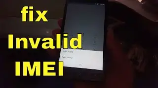 How to repair imei number ( all MTK phones)