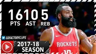 James Harden Full PS Highlights vs Thunder (2017.10.03) - 16 Pts, 10 Ast, 5 Reb, 3 Stls!