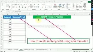 SCAN New excel function in Ms excel Office 365