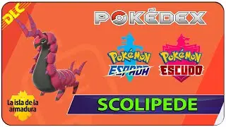 Donde y Como Capturar a Scolipede - 076 Pokedex Isla de la Armadura Espada y Escudo