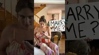 Soldier keeps his promise and returns home to propose 🥹