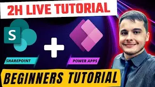 How to build a Power Apps connected to SharePoint | Step by step beginner tutotrial