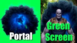 Green Screen Portal || Thanos Portal || Green Screen Effects || VFX ||  3d Animation || 3ds Max