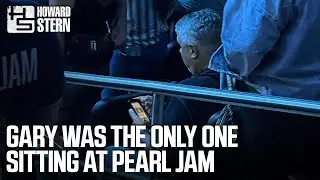 Gary Was the Only One Sitting Down at the Pearl Jam Concert