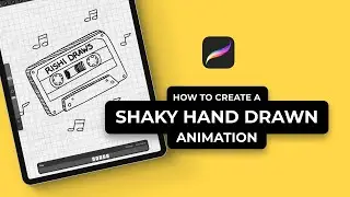 How To Create A Shaky Hand Drawn Animation Effect In Procreate 