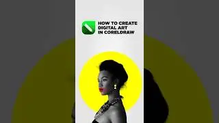 how to create digital art in coreldraw. #coreldrawtutorial #shorts #grandmaster