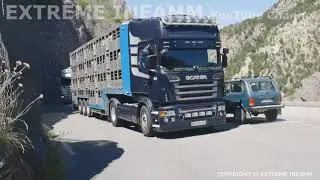 Scania R650 en montagne ⚠️ #scania #extremeineamm