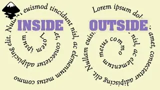 Create Spiral Text in Inkscape | Put on Path