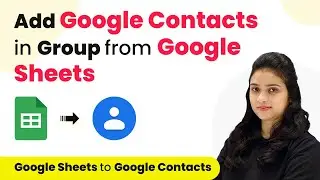 Google Sheets to Google Contacts | How to Add Google Contacts in Group from Google Sheets