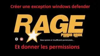 Créer une exception windows defender pour RagePluginsHook ou autre