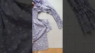 DIY Shirred dress 