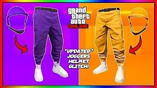 GTA 5 ONLINE - NEW COLORED JOGGERS & HELMET MODDED OUTFIT TUTORIAL (PS4/PS5)