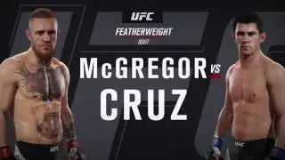 EA Sports UFC 2 Gameplay  Conor Mcgregor vs Dominic Cruz