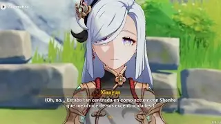 Shenhe Siendo Shenhe 😇 es Muy XD