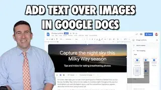 How To Put Text In Front Or Behind An Image In Google Docs