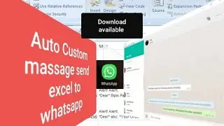 Custom Massage Send Excel to whatsapp automatically #Shorts #ytshort #exceltowhatsapp