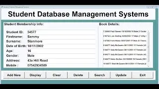 How to Create Student Database Management System using SqLite in python - Part 1 of 2