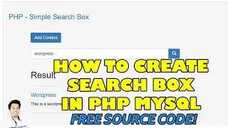 Create Search Box in PHP MySQL | Free Source Code Download