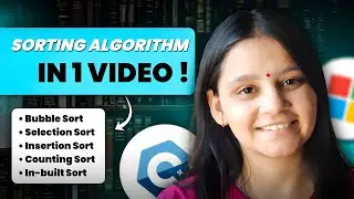 Master DSA with C++ | Sorting Algorithms Explained with Code | Beginner to Advanced