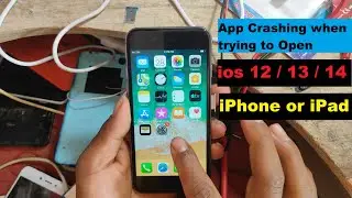 Application Not Open After put Chip On iPhone //  App Crashing when trying to Open - FIX - 2020
