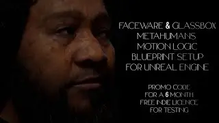 Faceware & Glassbox Metahumans Motion Logic Blueprint Setup for Unreal Engine