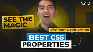 Mastering the CSS: The Magic of ::first-letter Pseudo-Element