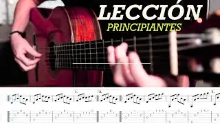 LECCIÓN PARA TUS PRIMEROS MESES CON LA GUITARRA