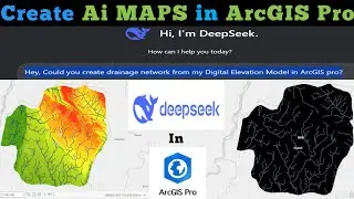 How Ai CREATE MAPS effortlessly in ArcGIS Pro (1) || Drainage Network || GIS Ai Mapping in 2025